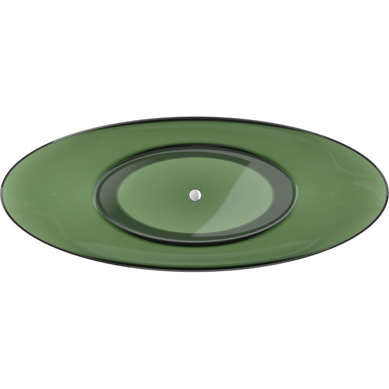 Mexen Vea forest samostatně stojící průhledná vana 180 x 80 cm, zátka chrom - 58091808002