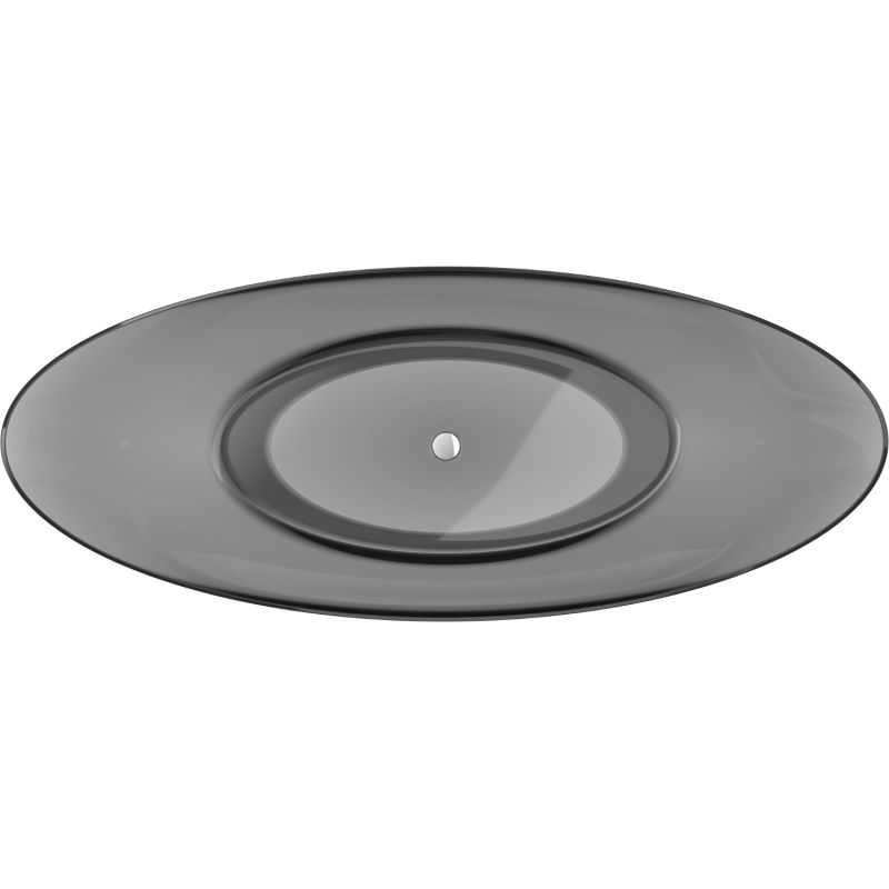 Mexen Vea černá volně stojící vana transparentní 180 x 80 cm, chromová zátka - 58091808013