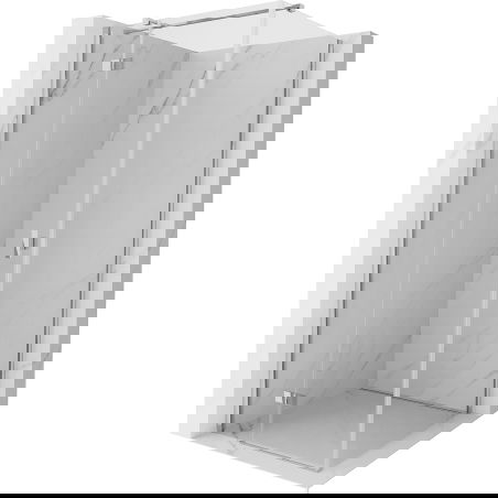 Mexen Mist-H T sprchový kout, levá otočná strana 120 x 120 cm, transparentní, chrom - 8A5T-120-120-01-00-L