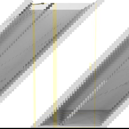 Mexen Mist sprchové dveře otevírací 95 cm, transparentní, zlaté - 8A4-095-000-50-00