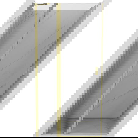 Mexen Mist otočné sprchové dveře 110 cm, transparentní, zlaté kartáčované - 8A4-110-000-55-00