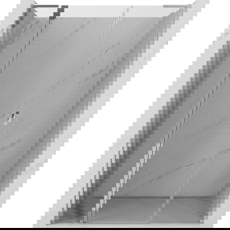 Mexen Mist L sprchové dveře jednokřídlé 140 cm, transparentní, chrom - 8A4L-140-001-01-00