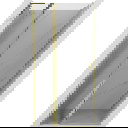 Mexen Mist L sprchové dveře otočné 90 cm, transparentní, zlaté - 8A4L-090-000-50-00