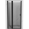 Mexen Mist sprchové dveře výklopné levé 80 cm, černý rám, černé - 8A4-080-000-70-70-L