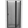 Mexen Mist L sprchové dveře výklopné pravé 110 cm, černý rám, černé - 8A4L-110-000-70-70-P