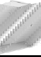 Mexen Mist-H T sprchový kout s pravými otevíracími dveřmi 95 x 80 cm, transparentní, chrom - 8A5T-095-080-01-00-P