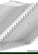 Mexen Mist-H T sprchový kout otevírací pravý 105 x 80 cm, transparentní, chrom - 8A5T-105-080-01-00-P