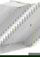 Mexen Mist-H T sprchová kabina otevíratelná pravá 120 x 100 cm, transparentní, zlatá - 8A5T-120-100-50-00-P