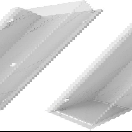 Mexen Lunar-B L sprchový kout otočný levý 95 x 90 cm, transparentní, bílá - 832L-095-090-20-00-L