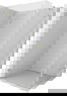 Mexen Lunar-B sprchová kabina otočná levá 95 x 90 cm, transparentní, zlatá - 832-095-090-50-00-L