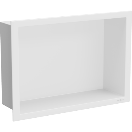 Mexen X-Wall-R polička do niky s límcem 30 x 20 cm, bílá - 1920302010