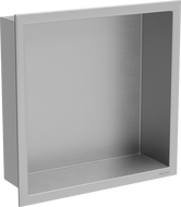 Mexen X-Wall-R nerezová polička s límcem 30 x 30 cm, inox - 1910303010