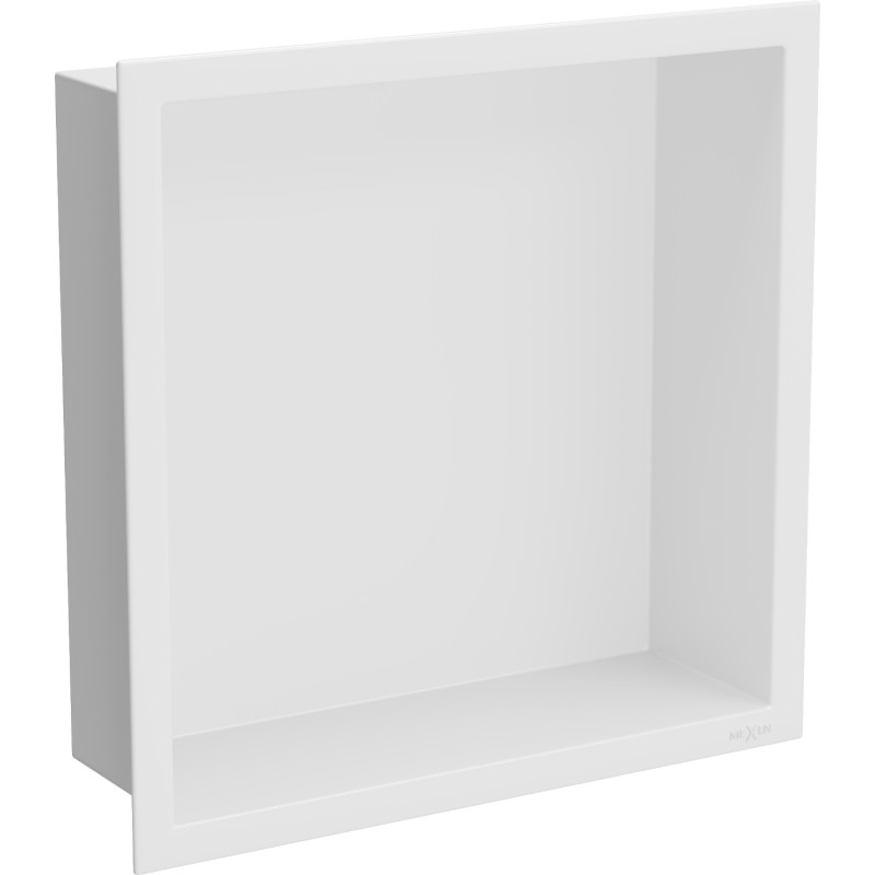 Mexen X-Wall-R nástěnná police s lemováním 30 x 30 cm, bílá - 1920303010
