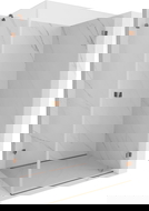 Mexen Lunar-B sprchová kabina pravá 95 x 80 cm, transparentní, růžové zlato - 832-095-080-60-00-P