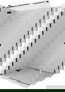 Mexen Mist-H T sprchová kabina otočná levá 105 x 70 cm, transparentní, černá - 8A5T-105-070-70-00-L