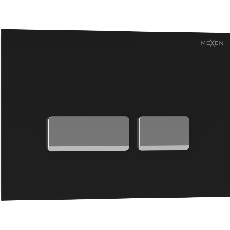 Mexen Tex 07 tlačítko splachování, černé - 6107-02