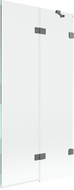 Mexen Lunar vana sprchová dvoukřídlová pravá 90 x 150 cm, transparentní, gun metal - 897-090-100-95-00-P