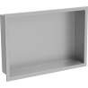 Mexen X-Wall-R výklenková polička s límcem 45 x 30 cm, inox - 1910453010