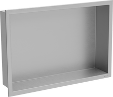 Mexen X-Wall-R nástěnná police s lemem 45 x 30 cm, inox - 1910453010