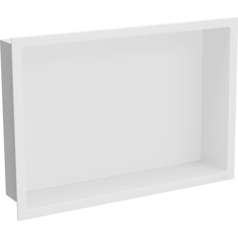 Mexen X-Wall-R výklenková polička s límcem 45 x 30 cm, bílá - 1920453010