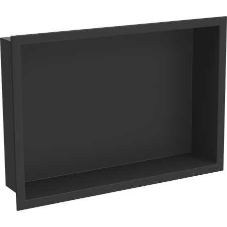 Mexen X-Wall-R nástěnná polička s okrajem 45 x 30 cm, černá - 1970453010