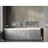 Mexen X-Wall-R výklenková police s límcem 60 x 20 cm, inox - 1910602010