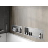 Mexen X-Wall-R výklenková police s límcem 60 x 20 cm, inox - 1910602010