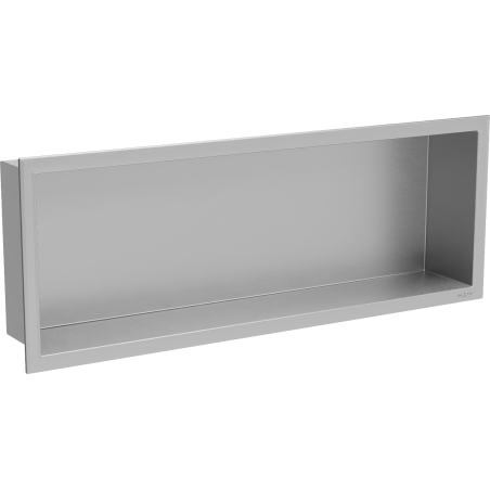 Mexen X-Wall-R výklenková police s límcem 60 x 20 cm, inox - 1910602010