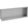 Mexen X-Wall-R výklenková police s límcem 60 x 20 cm, inox - 1910602010