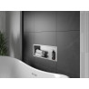 Mexen X-Wall-R výklenková police s límcem 60 x 20 cm, inox - 1910602010
