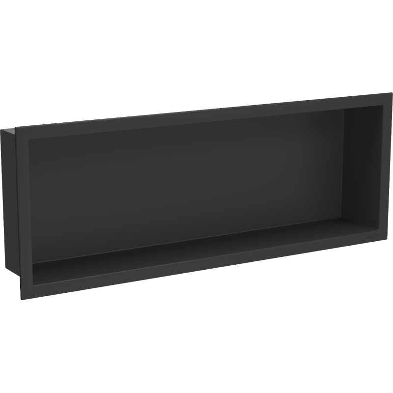 Mexen X-Wall-R nástěnná police s límcem 60 x 20 cm, černá - 1970602010
