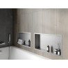 Mexen X-Wall-R nástěnná police s límcem 60 x 30 cm, inox - 1910603010