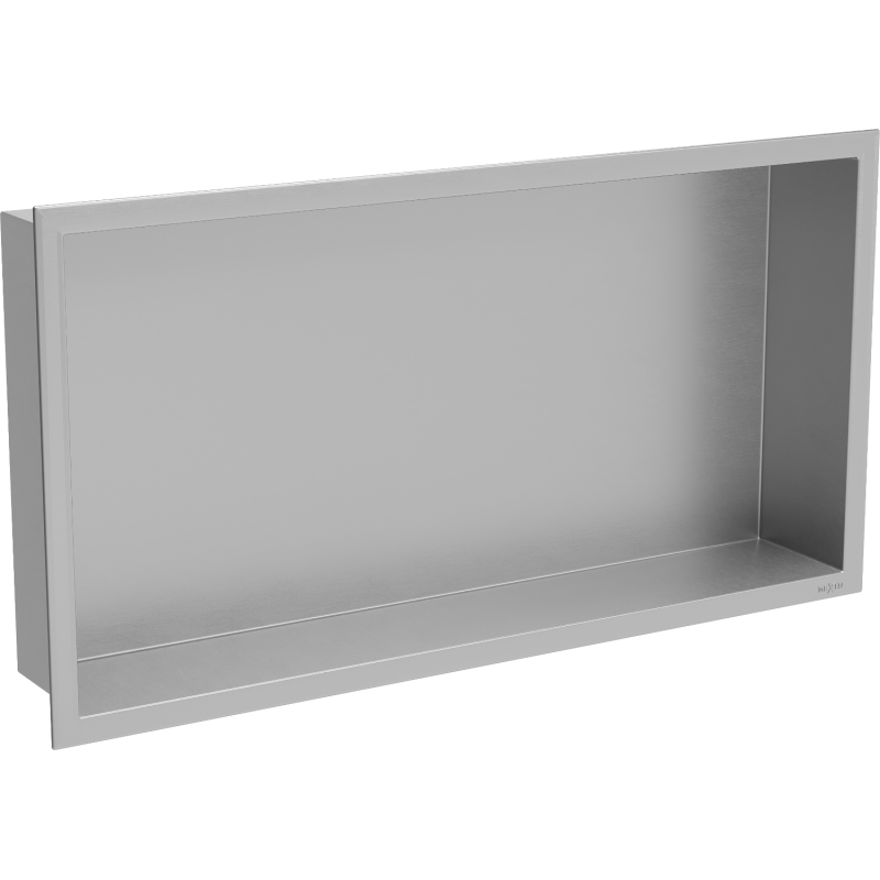 Mexen X-Wall-R nástěnná polička s límcem 60 x 30 cm, inox - 1910603010
