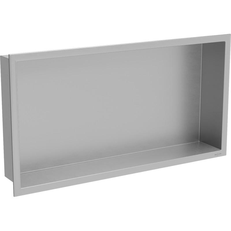 Mexen X-Wall-R výklenková police s límcem 60 x 30 cm, inox - 1910603010