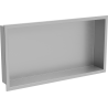 Mexen X-Wall-R nástěnná polička s límcem 60 x 30 cm, inox - 1910603010