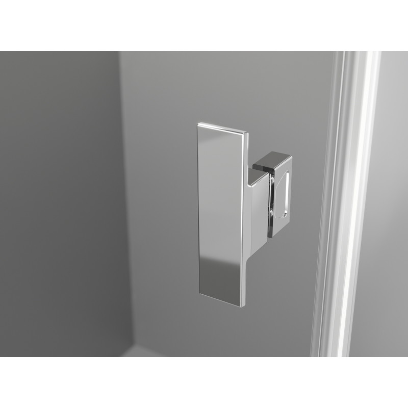 Mexen Mist-H Duo sprchová kabina výklopná levá 100 x 95 cm, transparentní, chrom - 8A5-100L-095P-01-00