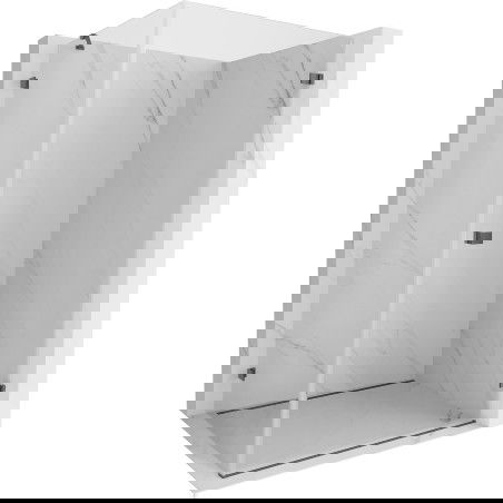 Mexen Lunar-B sprchový kout pravý 95 x 70 cm, transparentní, gun gray kartáčovaný - 832-095-070-66-00-P