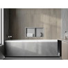 Mexen X-Wall-R nástěnná police s lemem a policí 60 x 30 cm, inox - 1910603010S