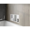 Mexen X-Wall-R nástěnná polička s límcem a policí 60 x 30 cm, bílá - 1920603010S