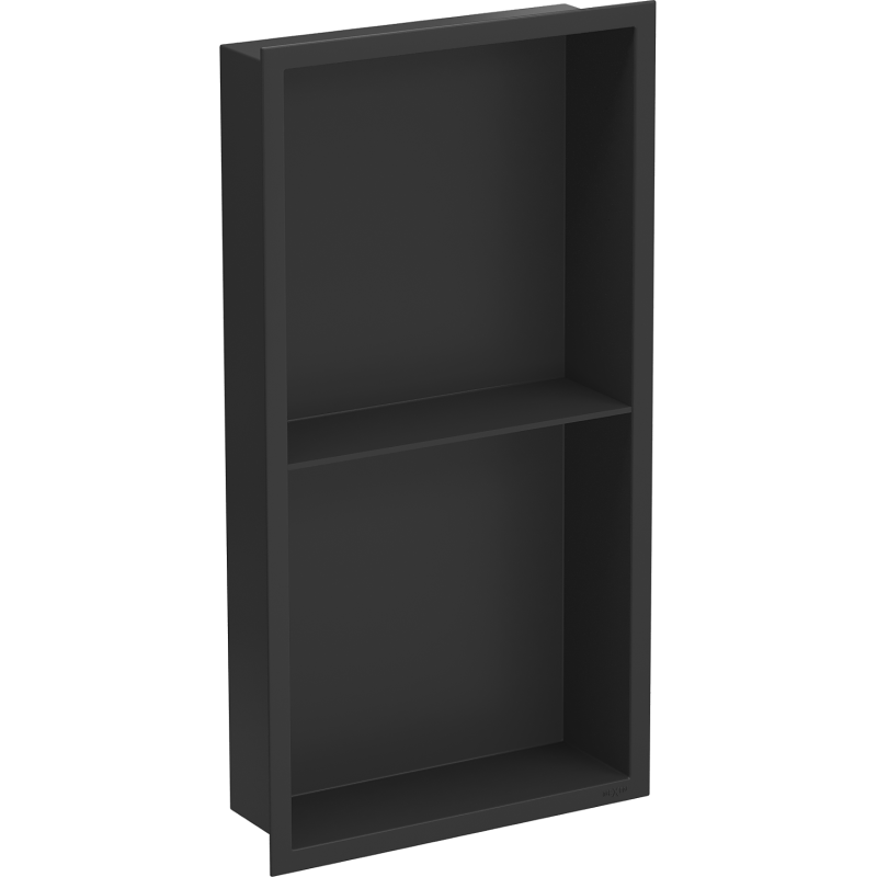 Mexen X-Wall-R výklenková polička s límcem a policí 60 x 30 cm, černá - 1970603010S