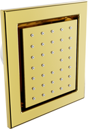 Mexen Cube podomítková boční tryska, zlatá - 79365-50