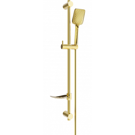 Mexen DF62 posuvná sprchová souprava, zlatá - 785624582-50