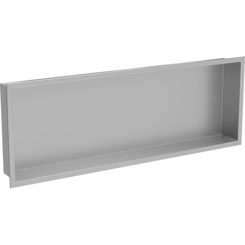 Mexen X-Wall-R vestavěná police s límcem 90 x 30 cm, inox - 1910903010