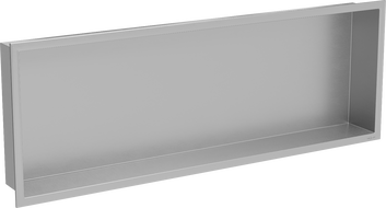 Mexen X-Wall-R vestavěná police s límcem 90 x 30 cm, inox - 1910903010