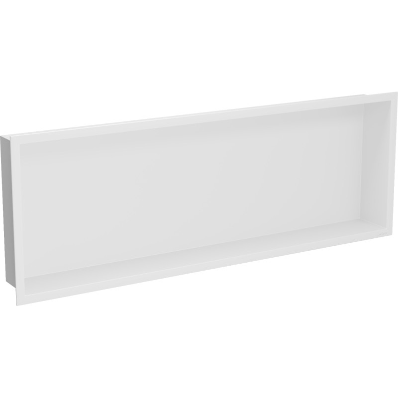 Mexen X-Wall-R nástěnná police s límcem 90 x 30 cm, bílá - 1920903010