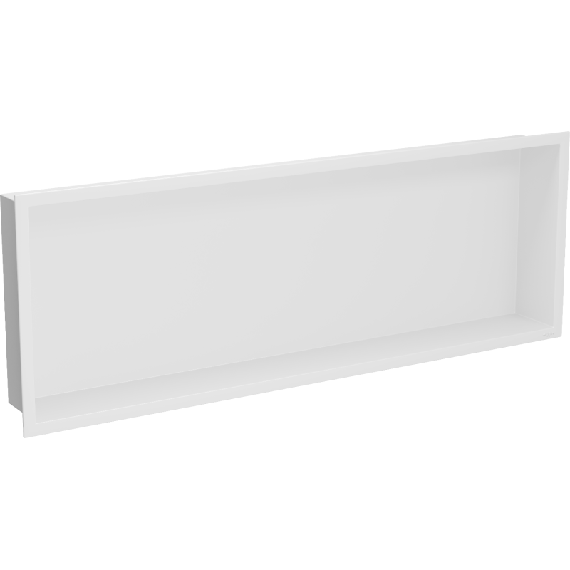 Mexen X-Wall-R zapuštěná polička s límcem 90 x 30 cm, bílá - 1920903010