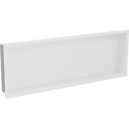 Mexen X-Wall-R zapuštěná polička s límcem 90 x 30 cm, bílá - 1920903010