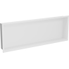 Mexen X-Wall-R zapuštěná polička s límcem 90 x 30 cm, bílá - 1920903010