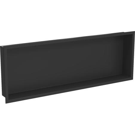 Mexen X-Wall-R nástěnná polička s límcem 90 x 30 cm, černá - 1970903010