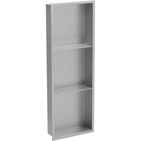 Mexen X-Wall-R nástěnná police s límcem a poličkou 90 x 30 cm, inox - 1910903010S